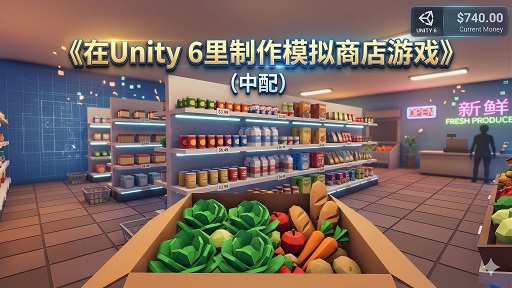 在Unity 6里制作模拟商店游戏(全) 游戏教程中配系列 中型教程